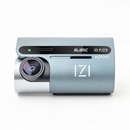 IZI N700 5MP Car Dash Camera - 2.5K, 170° FOV, Night Vision, WiFi, G-Sensor, Emergency Recording, 512GB SD Card Support, 24/7 Parking Monitor, Easy Install, Multiple Modes hover view