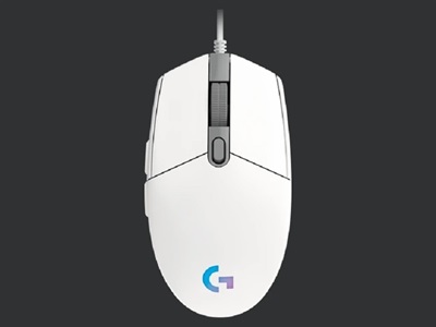 Logitech G102 Lightsync RGB Gaming Mouse, White