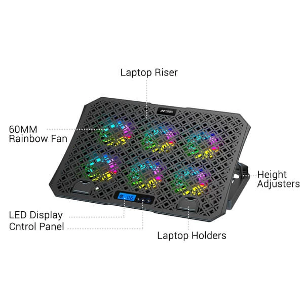Ant Esports NC210 RGB Gaming Laptop Cooler