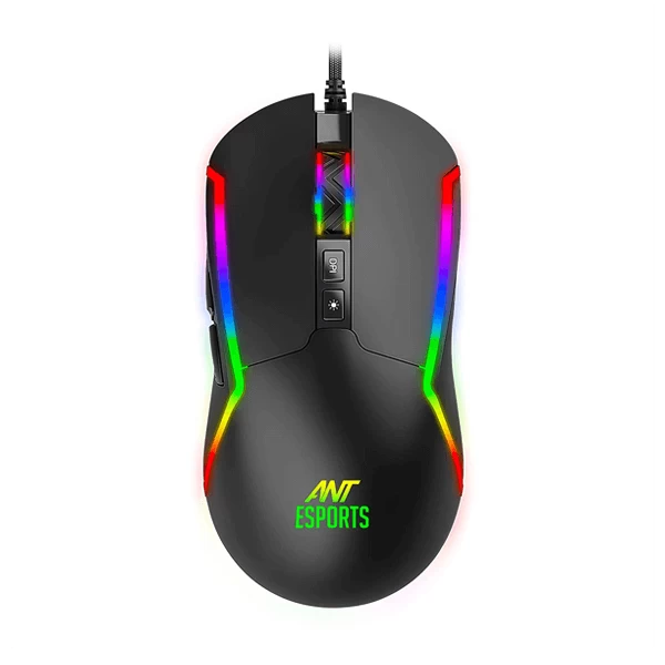 Ant Esports GM330 RGB Gaming Mouse (Black)