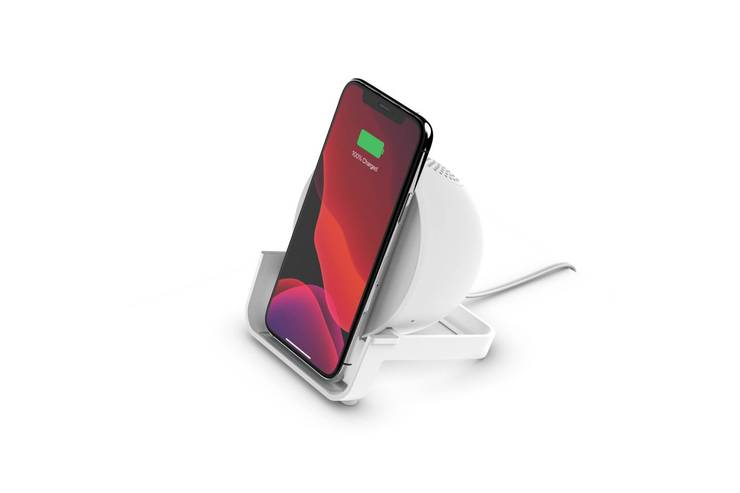 Belkin Wireless Charging Stand + Speaker White