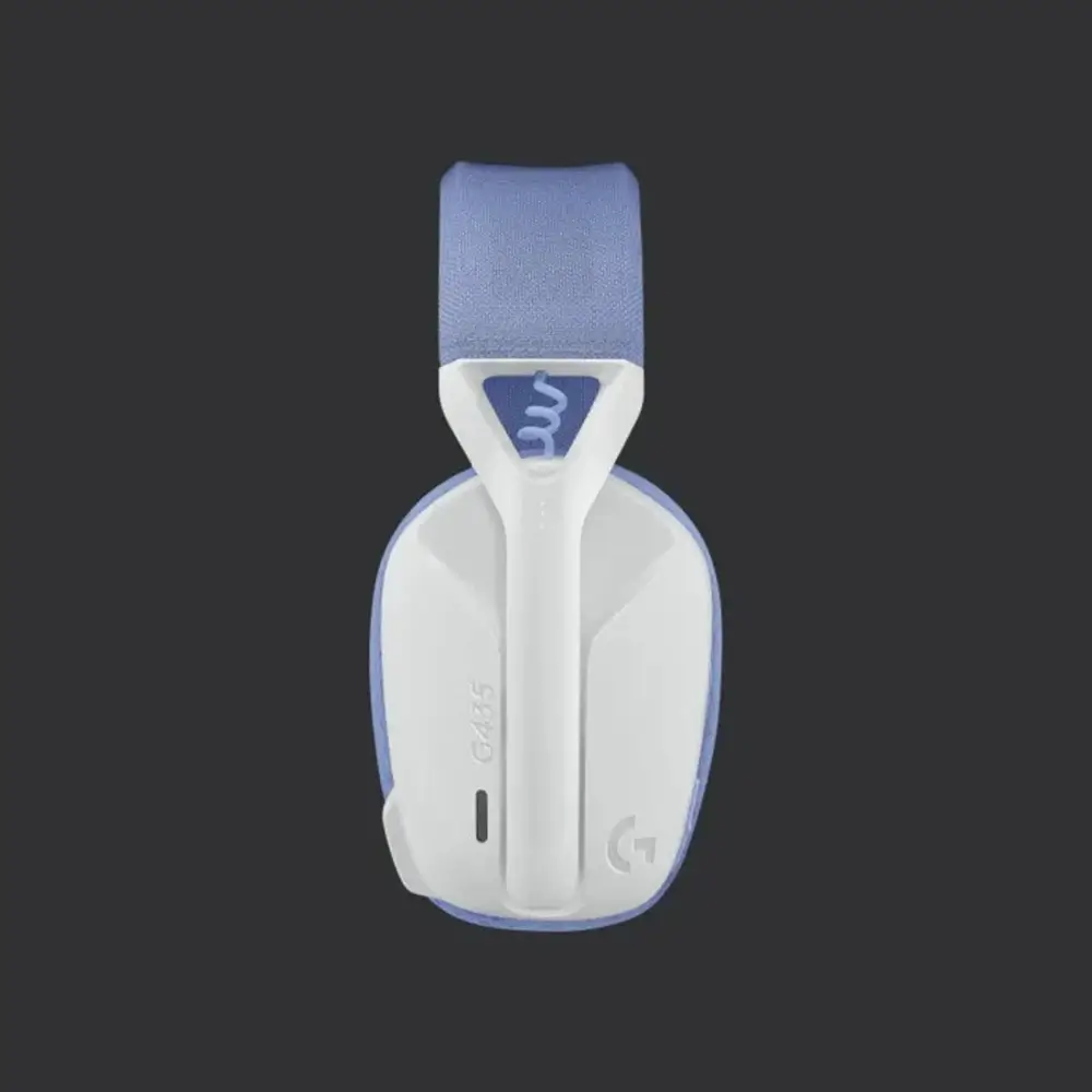 Logitech G435 Lightspeed Wireless Gaming Headset Off White & Lilac