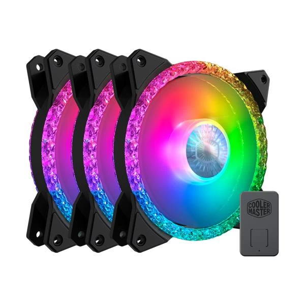 Cooler Master MasterFan MF120 Prismatic ARGB Cabinet Fan (Triple Pack)