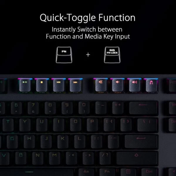 Asus ROG Strix Scope NX Wireless Deluxe Gaming Keyboard with Red Switches