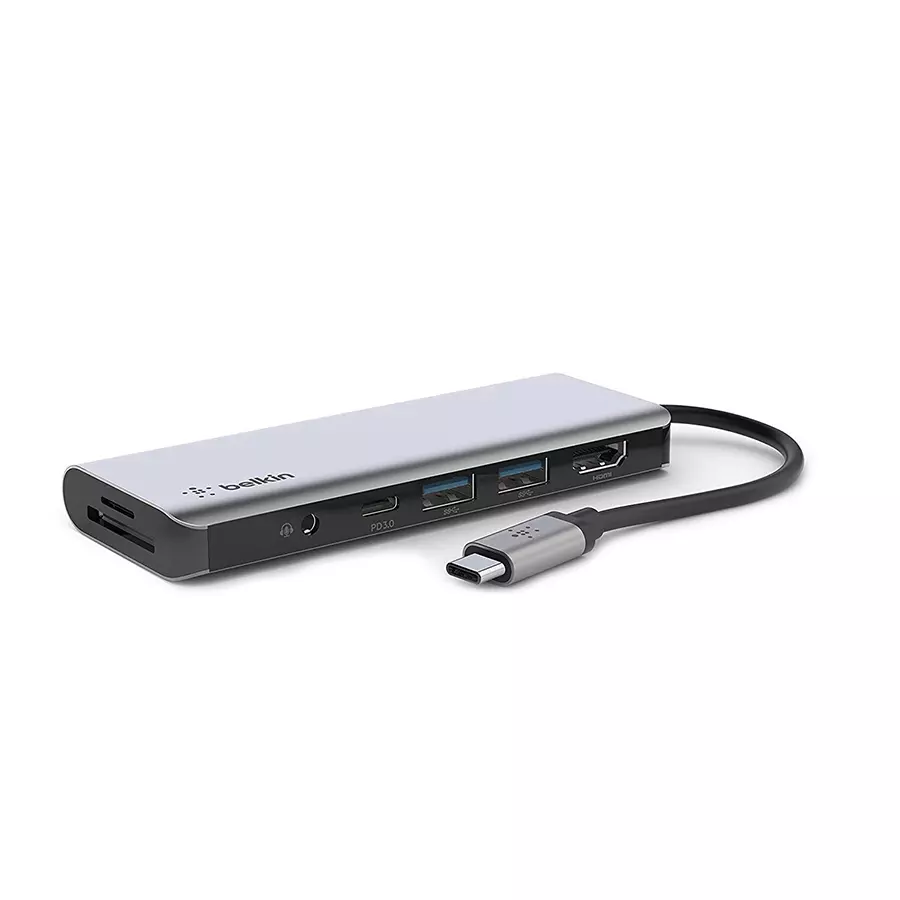 Belkin Connect USB-C 7-In-1 Multiport Hub Adaptor