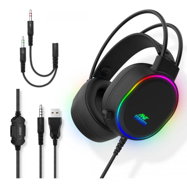 Ant Esports H1000 Pro RGB Headset (Black)