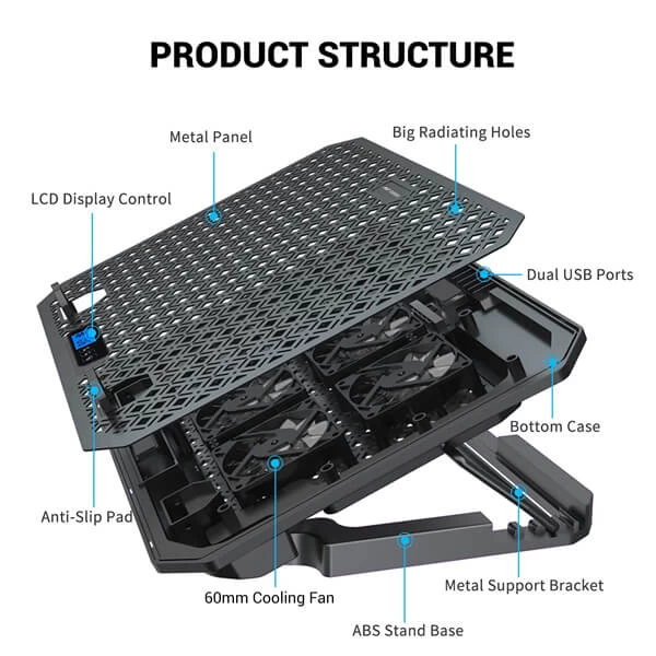 Ant Esports NC210 RGB Gaming Laptop Cooler