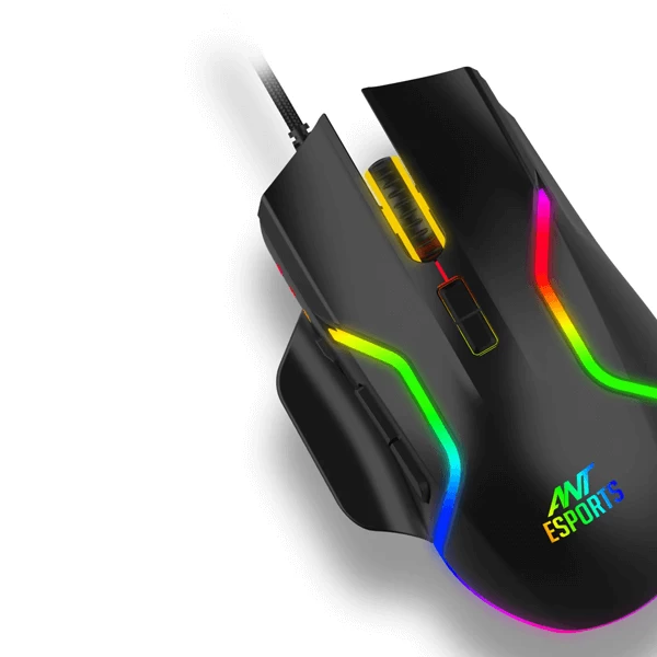 Ant Esports GM340 RGB Gaming Mouse (Black) hover view