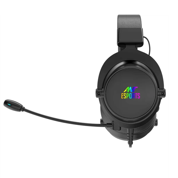 Ant Esports H800 RGB 7.1 Surround Sound Gaming Headset (Black)