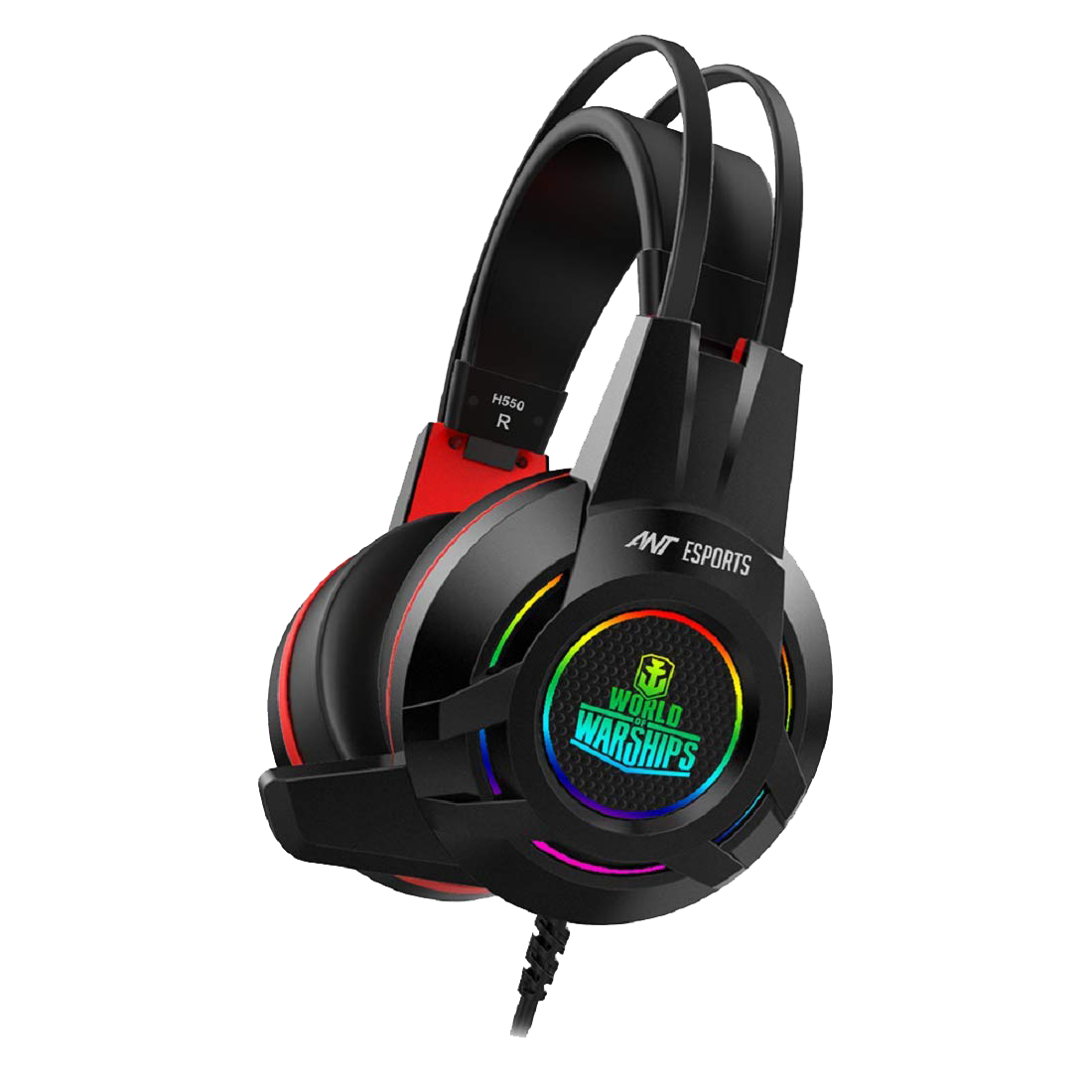 Ant Esports H550W 7.1USB Surround Sound Gaming Headset (BLACK)