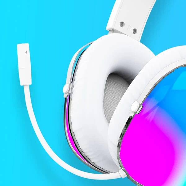 Ant Esports H1150 RGB Gaming Headset (White) hover view