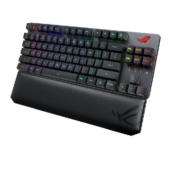 Asus ROG Strix Scope RX TKL Wireless Deluxe Gaming Keyboard with ROG RX Red Switches hover view