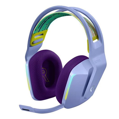 Logitech G733 LIGHTSPEED Wireless RGB Gaming Headset - Lilac