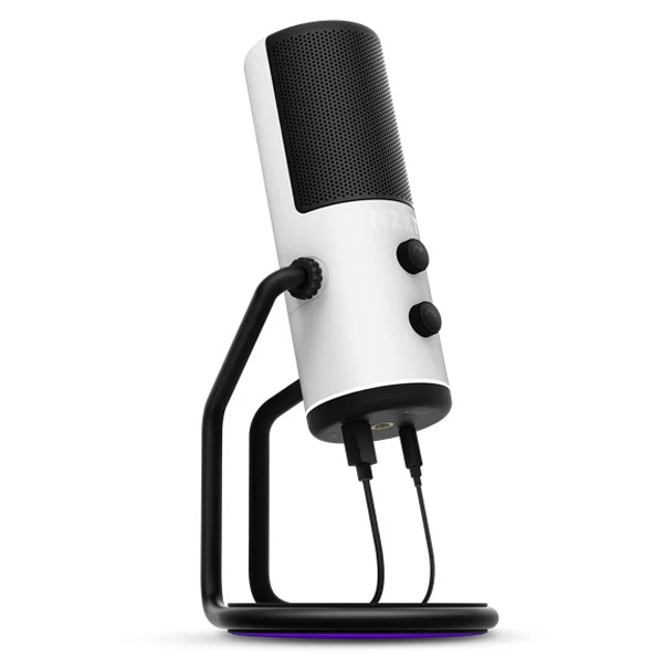NZXT Capsule Cardioid Microphone (WHITE) WIRED USB MICROPHONE hover view