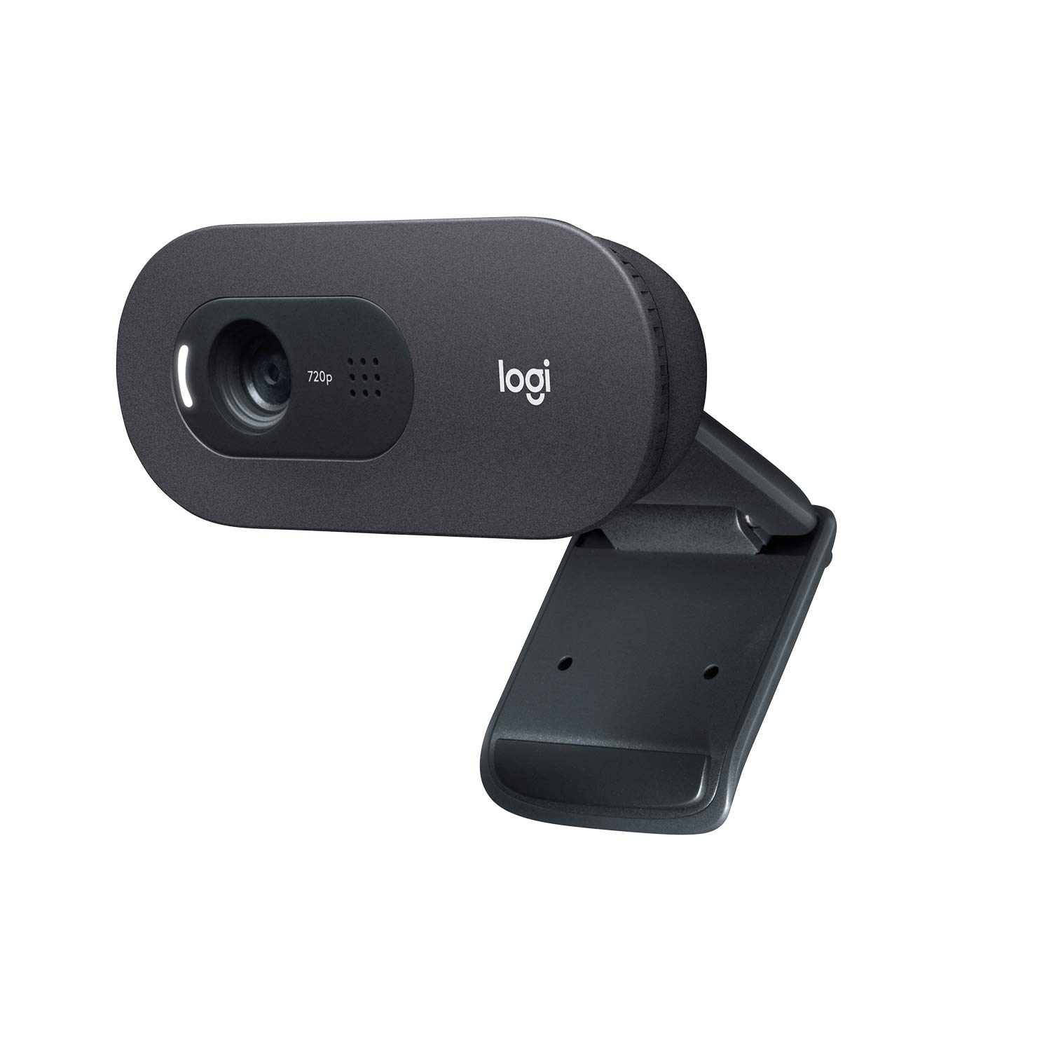 Logitech C505 HD Webcam 720p HD External USB Camera for Desktop or Laptop with Long-Range Microphone