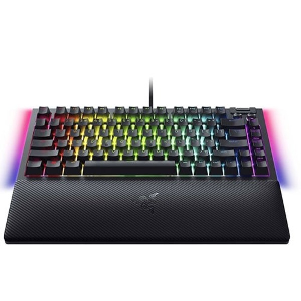 Razer BlackWidow V4 75% Mechanical Gaming Keyboard (Black hover view