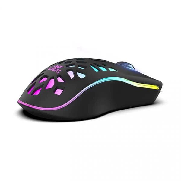 Ant Esports GM80 Wired Gaming Mouse (3600 DPI, Optical Sensor, Black)