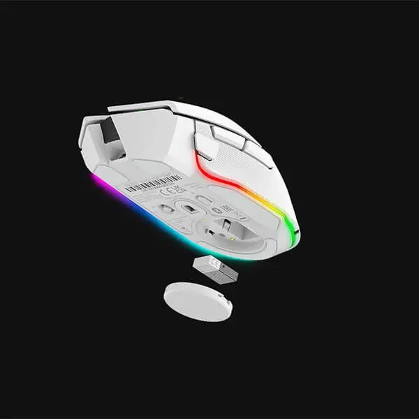 Razer Basilisk V3 Pro Wireless Gaming Mouse White hover view