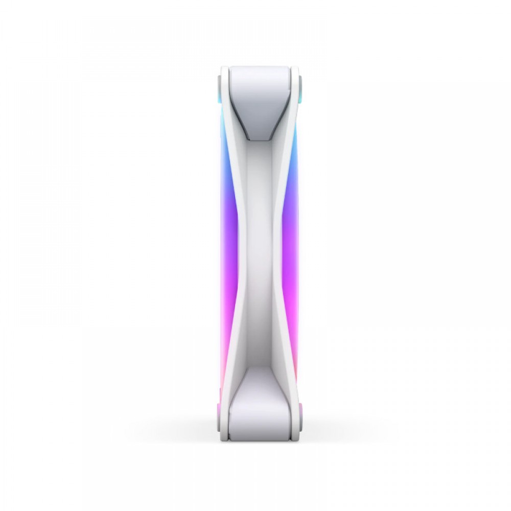 NZXT F120 RGB DUO 120MM CABINET FAN (WHITE) hover view