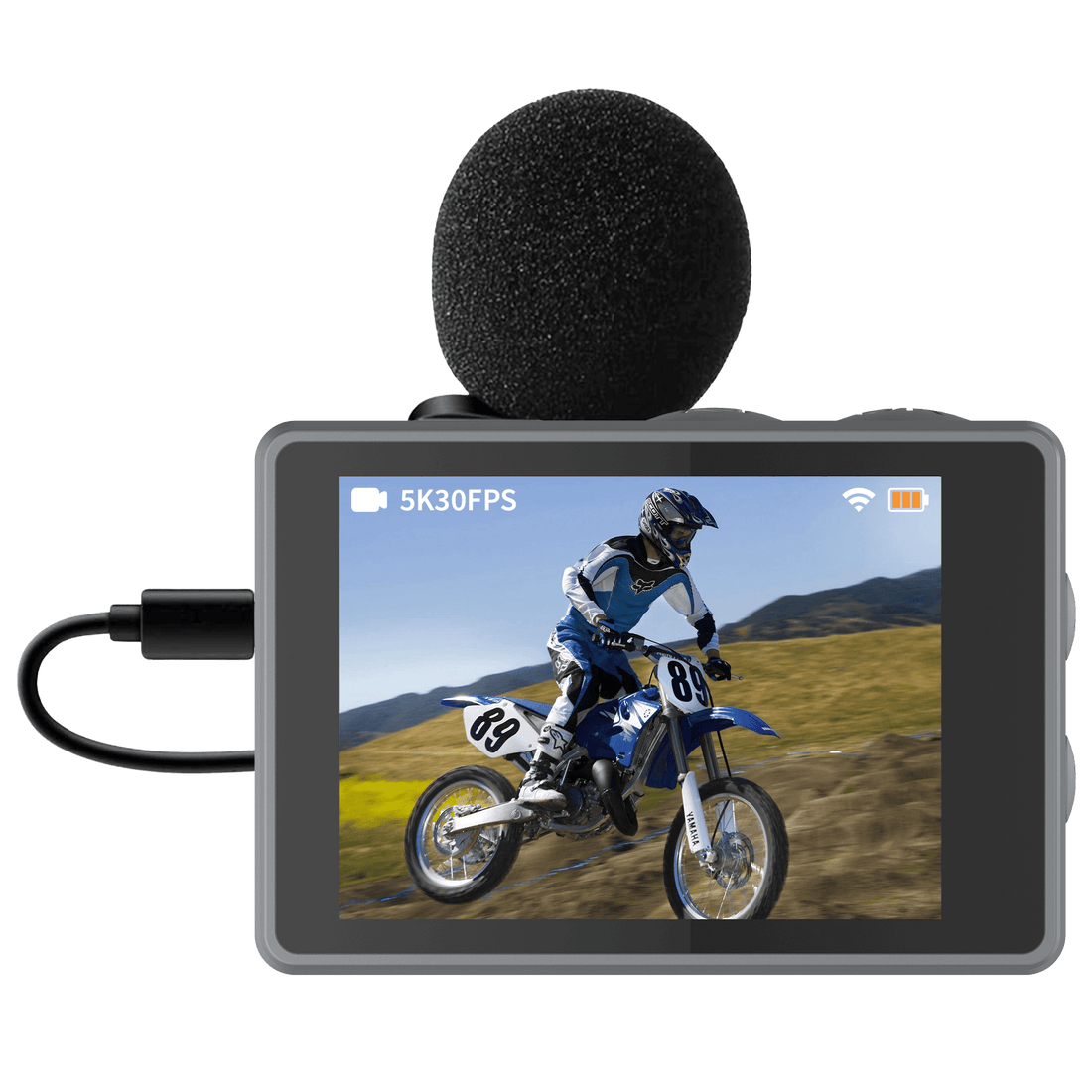 IZI Click Plus 5K Action Camera - 170 Wide Angle, Anti-Shake EIS hover view