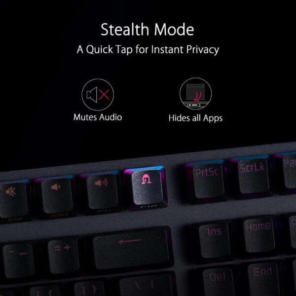 Asus ROG Strix Scope NX Wireless Deluxe Gaming Keyboard with Red Switches